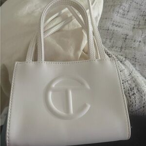Telfar Cream Mini Bag